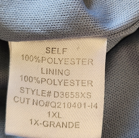 BLUSH BJ RUCHED FLORAL DRESS SIZE 1XL - Picture 10 of 10